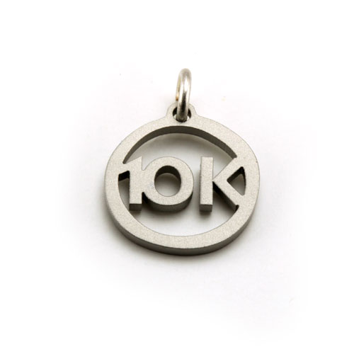 10K Stainless Steel Charm