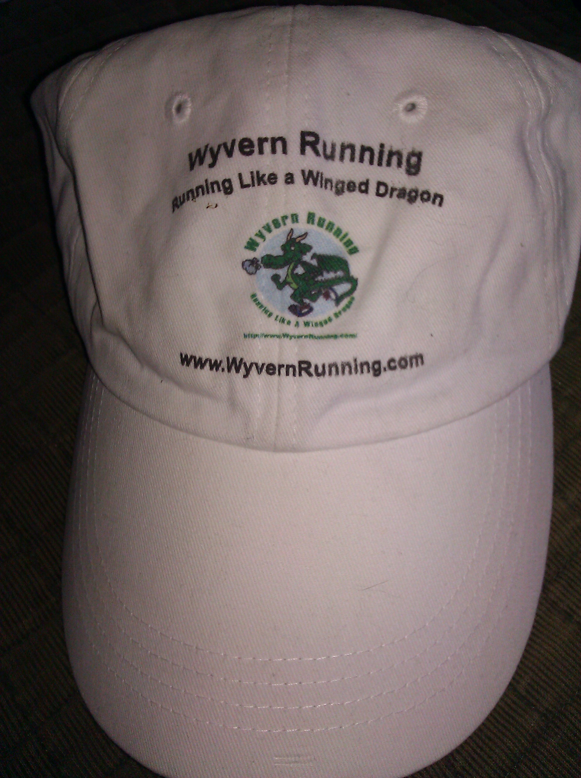 Wyvern Running Logo Cotton CAP - Click Image to Close