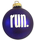 run. Christmas Ornament