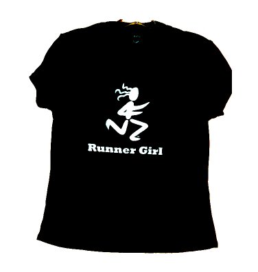 Runner Girl Microfiber SS Tee - Click Image to Close