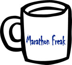 Marathon Freak Ceramic Coffee Mug - White