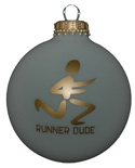 Runner Dude Christmas Ornament