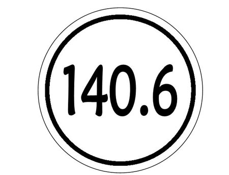 140.6 Round Sticker