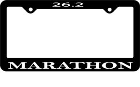 26.2 Marathon License Plate Frame