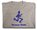 Runner Dude Gray Microfiber - Click Image to Close