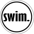 swim. Round Sticker