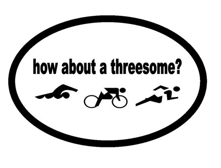 How about a threesome? Oval Decal