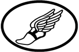 Winged Foot Oval Car Magnet - Click Image to Close